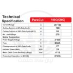 مشخصات دستگاه برش پلاسما ParsCutEL160